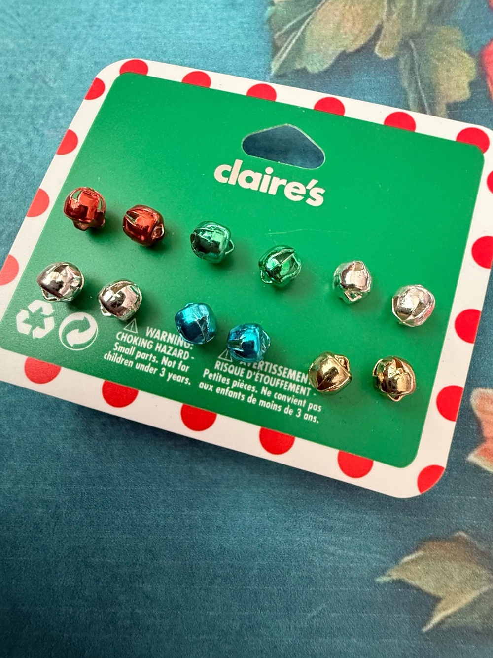 claire's Metallic Pierced Earrings - Multicolor
